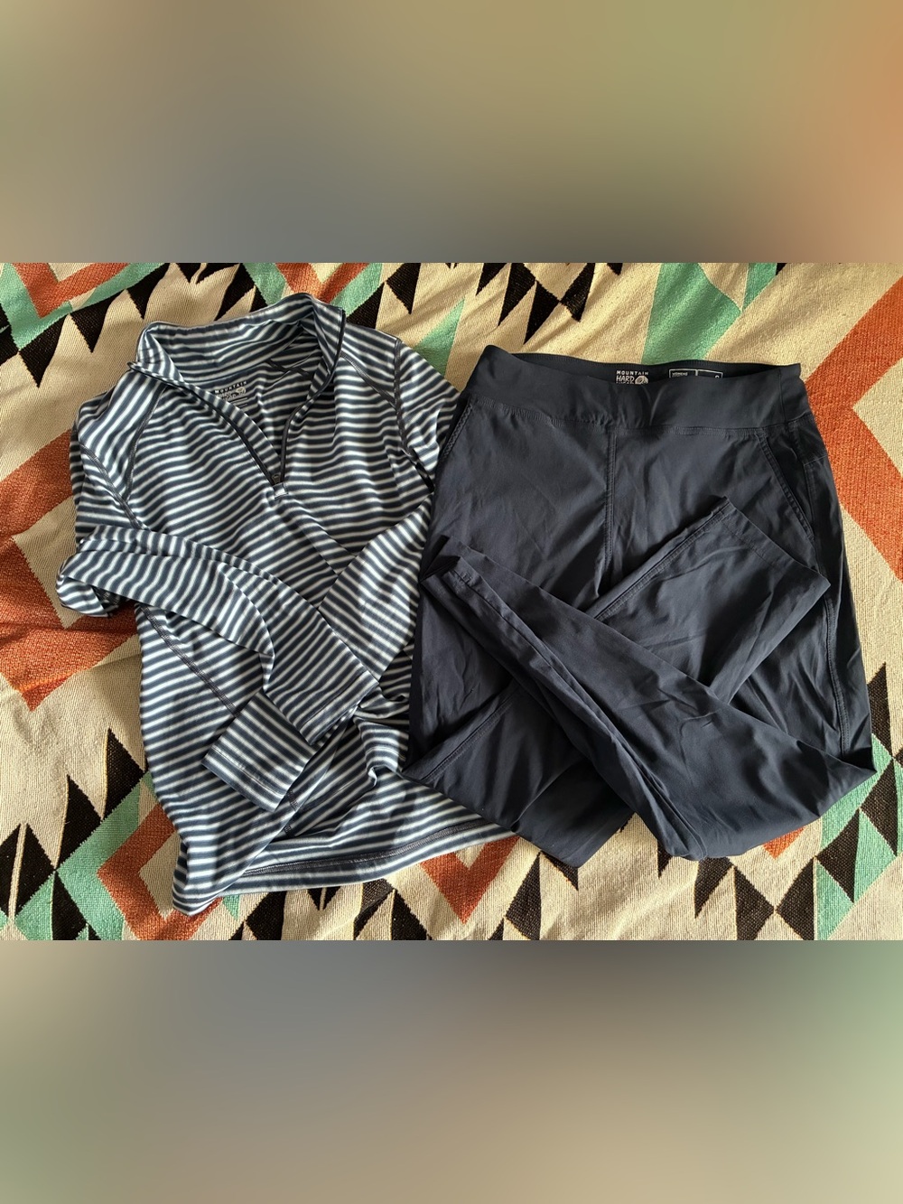Mountain Hardwear Dynama Pants Womens S Navy, long sleeve sun top hiking Bundle